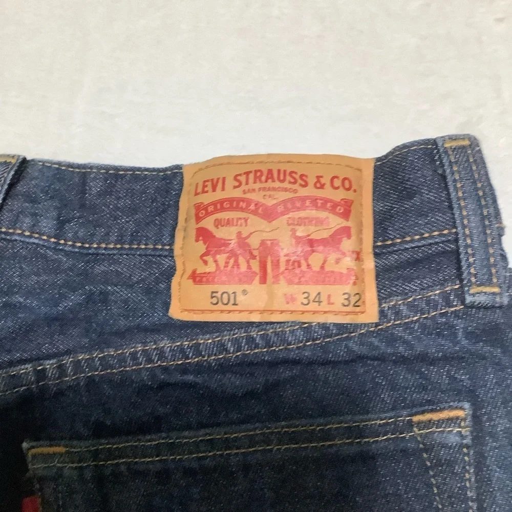 Levi’s 501 Original Fit Men’s Jeans Blue Size 34 x 29